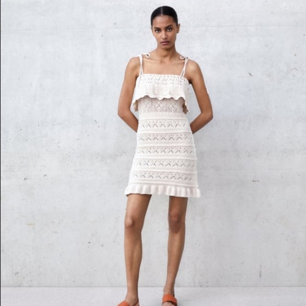 Zara knit dress, size S
